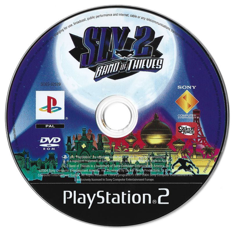 Media for Sly 2: Band of Thieves (PlayStation 2)