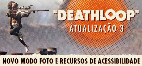 Front Cover for Deathloop (Windows) (Steam release): Game Update 3 (Brazilian Portuguese version)