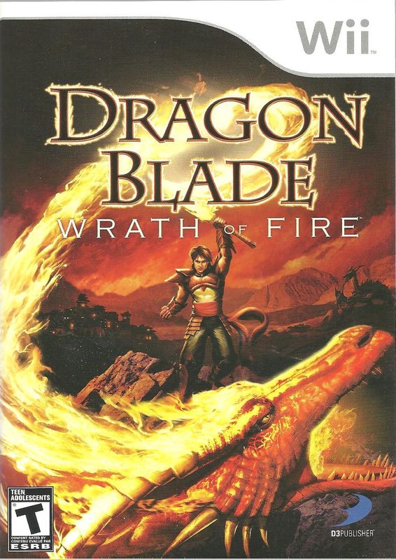 Front Cover for Dragon Blade: Wrath of Fire (Wii)