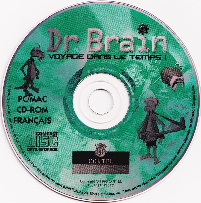 Media for The Time Warp of Dr. Brain (Macintosh and Windows and Windows 3.x)