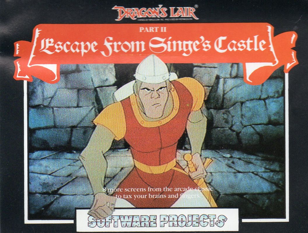 Front Cover for Dragon's Lair Part II: Escape from Singe's Castle (Amstrad CPC)