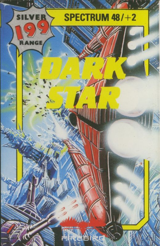 Front Cover for Dark Star (ZX Spectrum) (budget re-release)