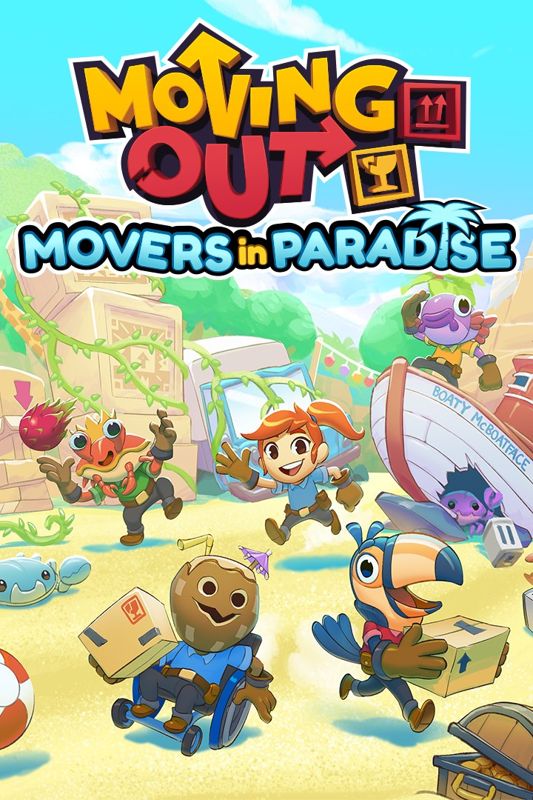 Front Cover for Moving Out: Movers in Paradise (Windows Apps and Xbox One and Xbox Series) (download release)