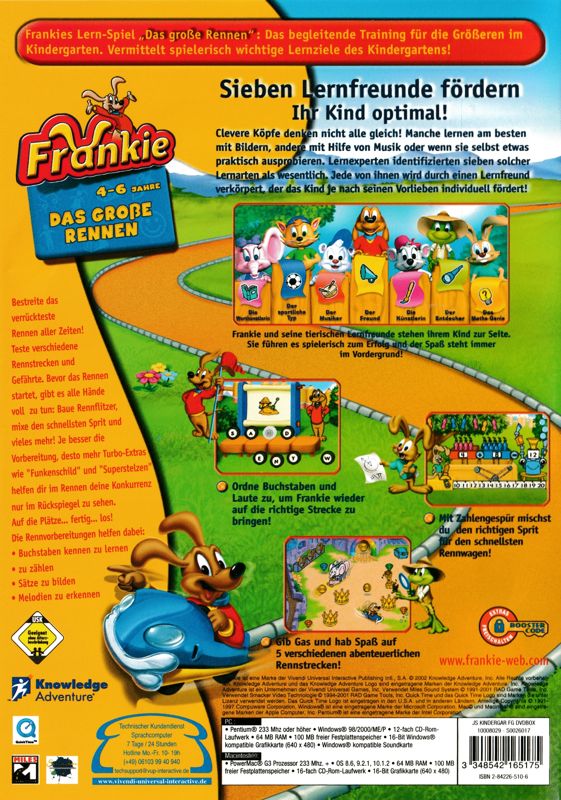 JumpStart Advanced Kindergarten cover or packaging material MobyGames