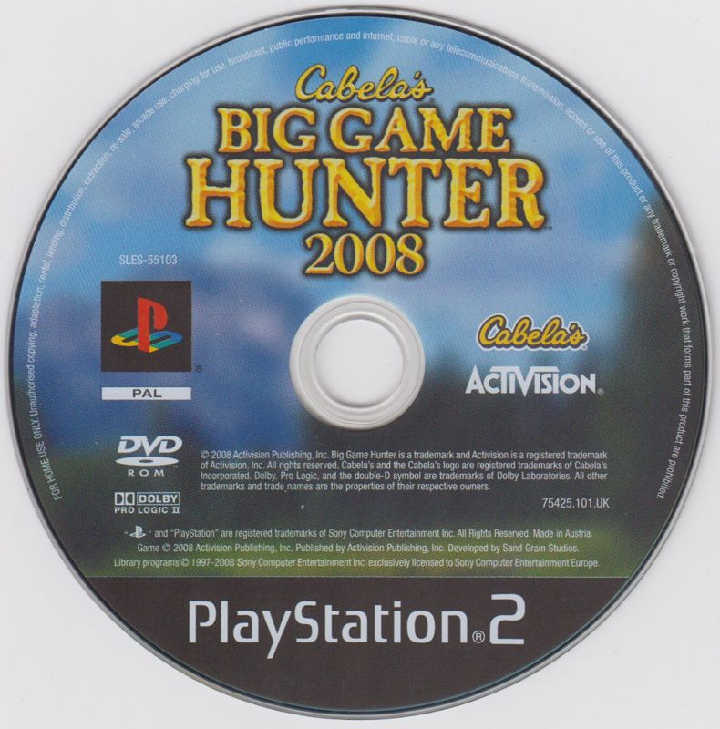 Media for Cabela's Big Game Hunter (PlayStation 2)