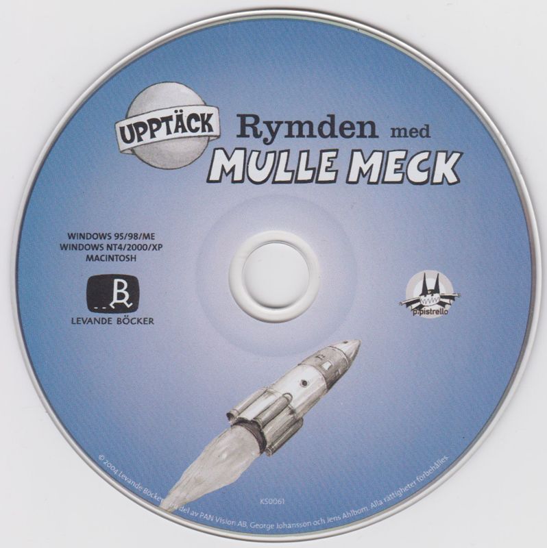 Media for Upptäck rymden med Mulle Meck (Macintosh and Windows)