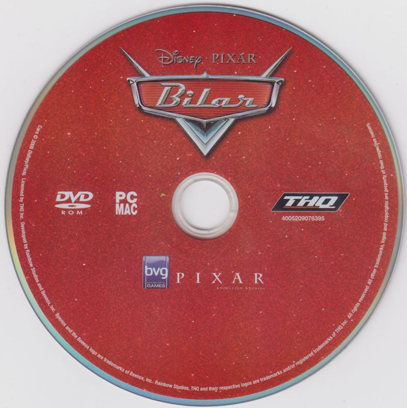 Media for Disney•Pixar Cars (Macintosh and Windows)