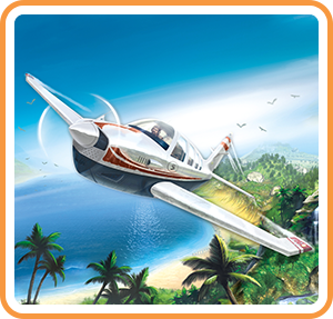 Front Cover for Island Flight Simulator (Nintendo Switch) (download release): 1st version