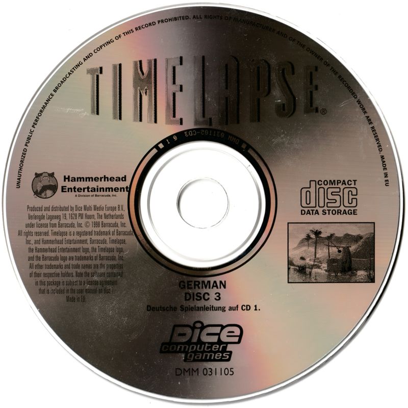 Media for Timelapse (Windows and Windows 3.x) (Dice Multimedia release): Disc 3