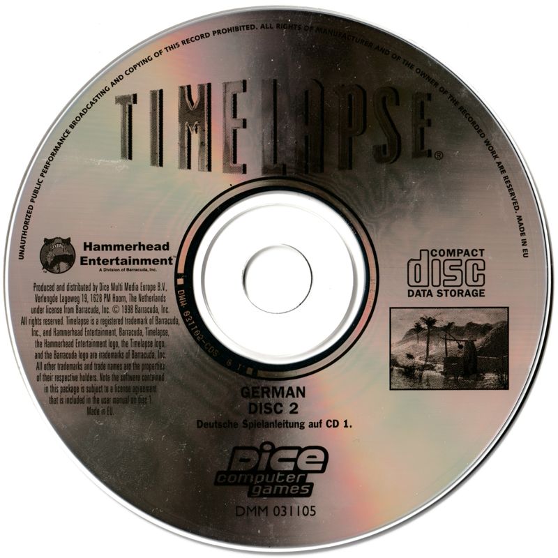 Media for Timelapse (Windows and Windows 3.x) (Dice Multimedia release): Disc 2