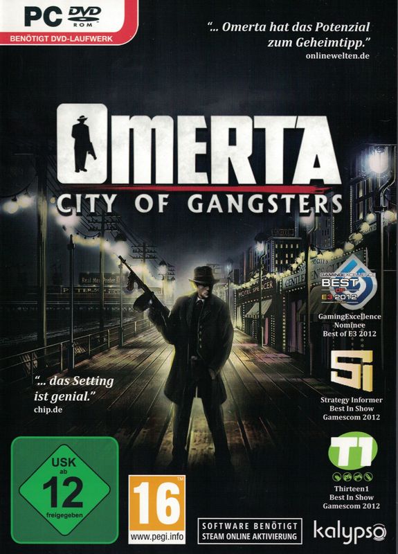 Front Cover for Omerta: City of Gangsters (Windows)