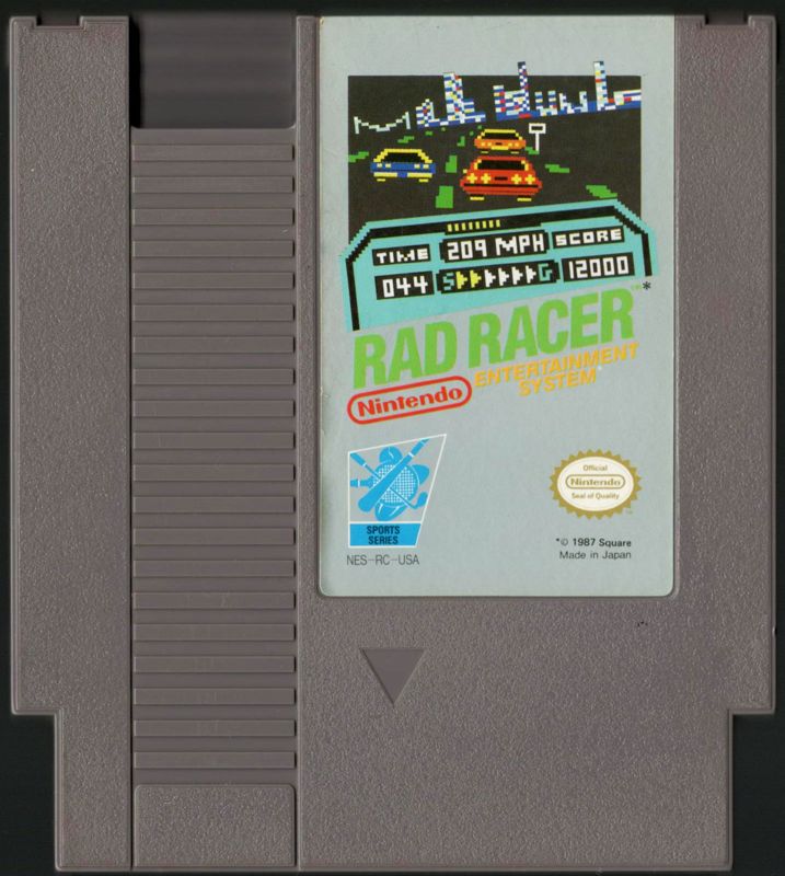 Media for Rad Racer (NES)