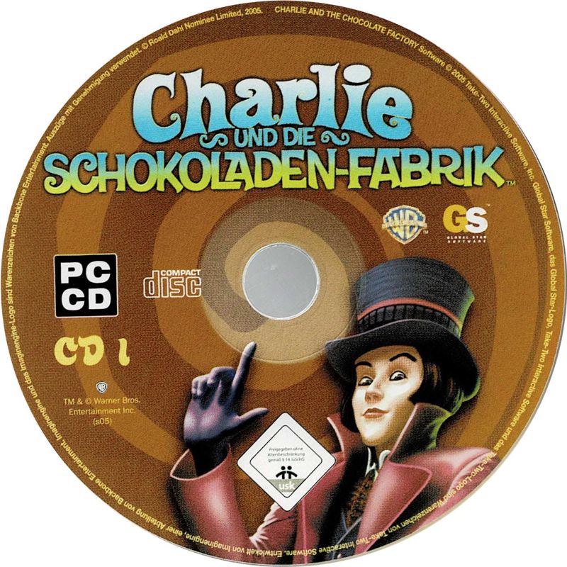 Media for Charlie and the Chocolate Factory (Windows): Disc 1