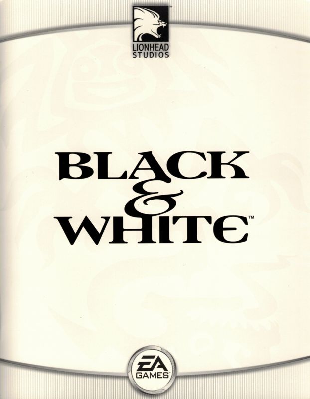 Manual for Black & White (Windows): Front