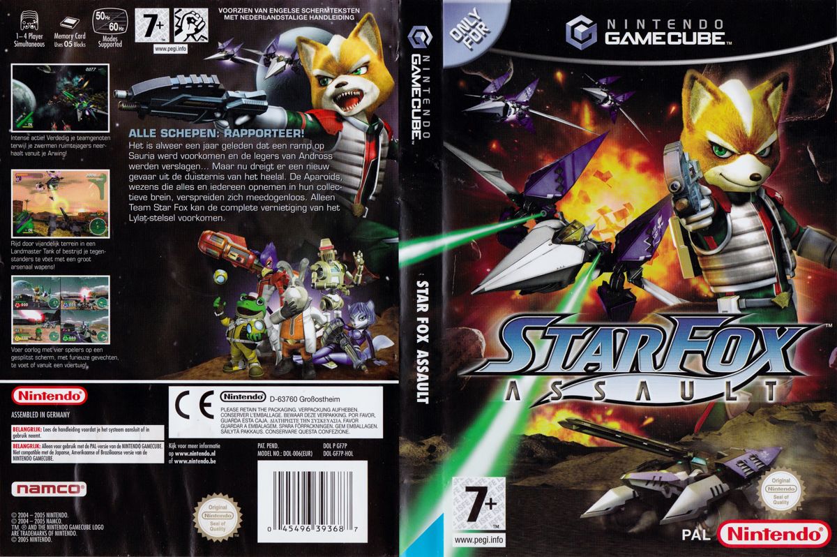 Full Cover for Star Fox Assault (GameCube)