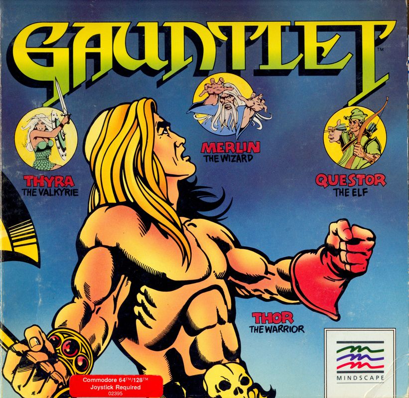 Front Cover for Gauntlet (Commodore 64)