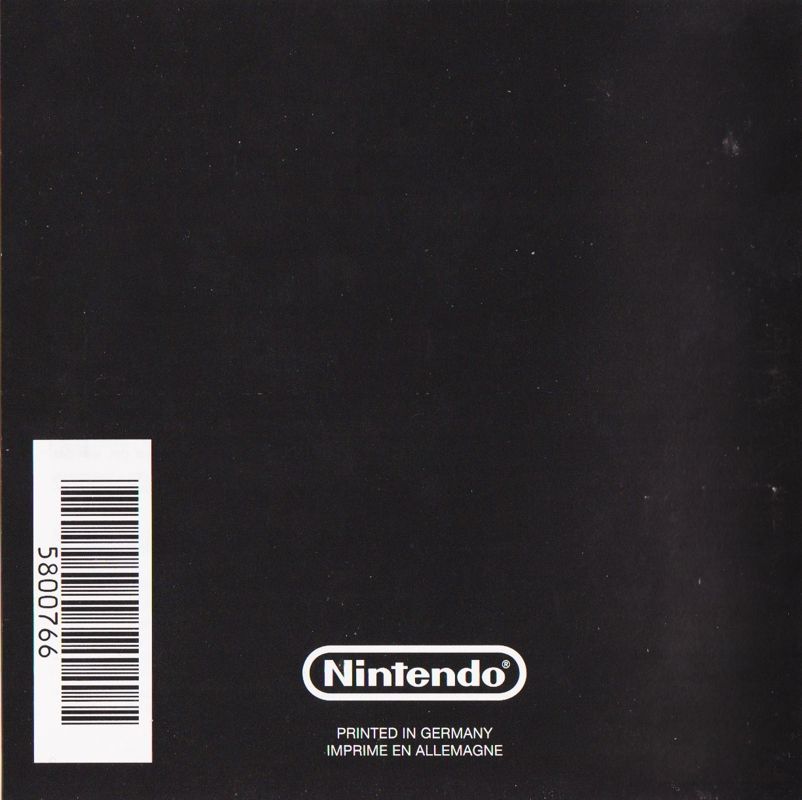 Extras for Top Spin 3 (Nintendo DS): Health & Safety Precautions Booklet - Back