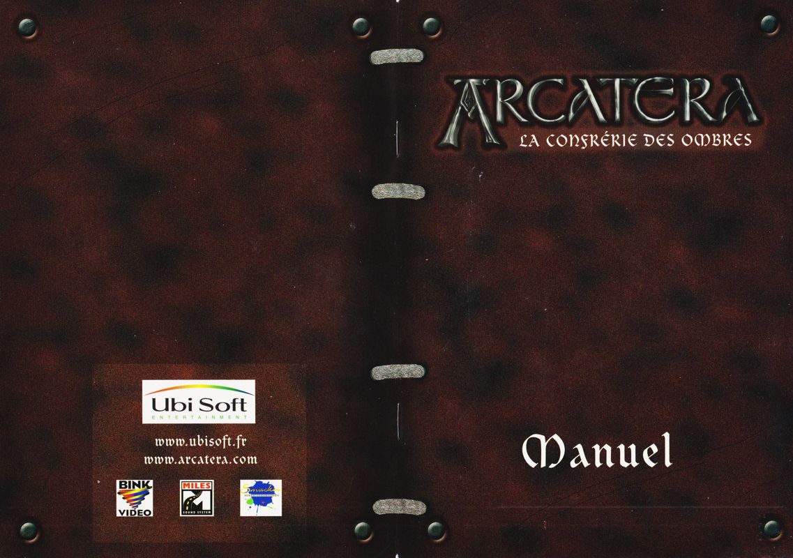 Manual for Arcatera: The Dark Brotherhood (Windows): Full Cover