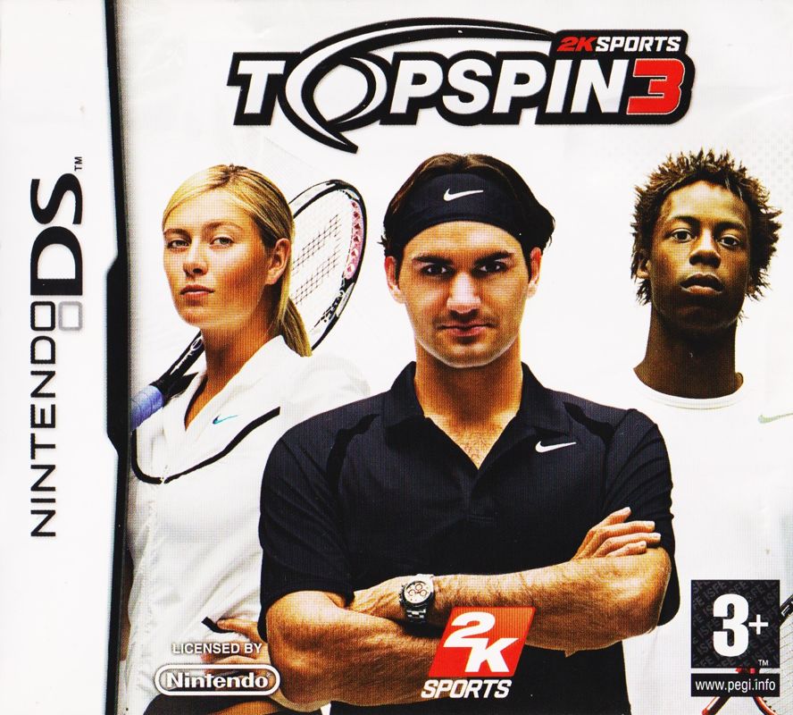 Front Cover for Top Spin 3 (Nintendo DS)