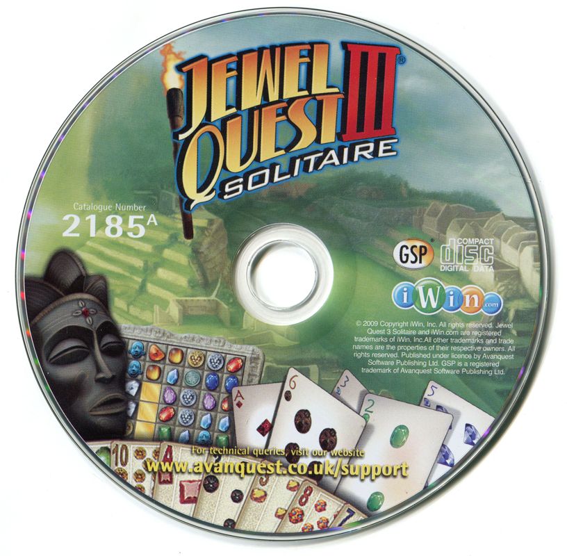 Jewel Quest Solitaire III cover or packaging material - MobyGames