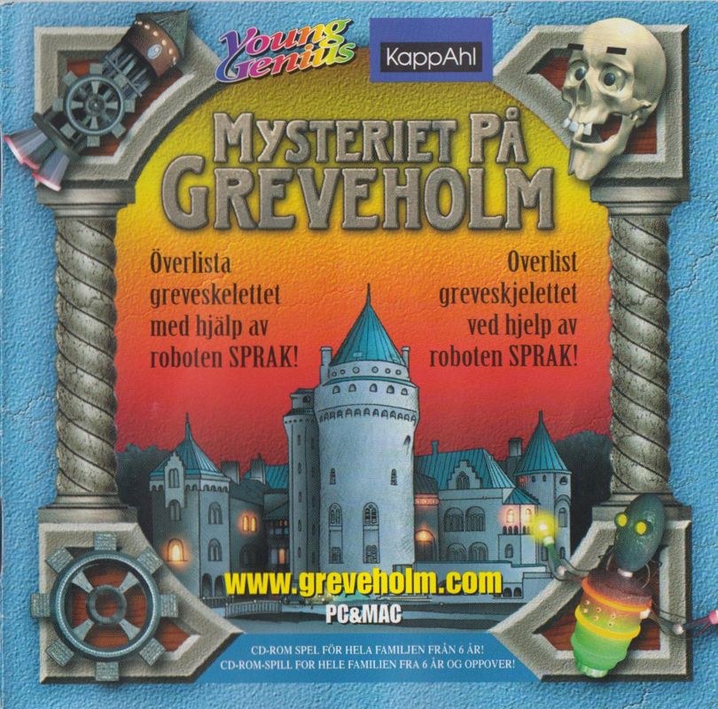 Front Cover for The Mystery at Greveholm (Macintosh and Windows and Windows 3.x) (KappAhl sponsored release): also Manual Front