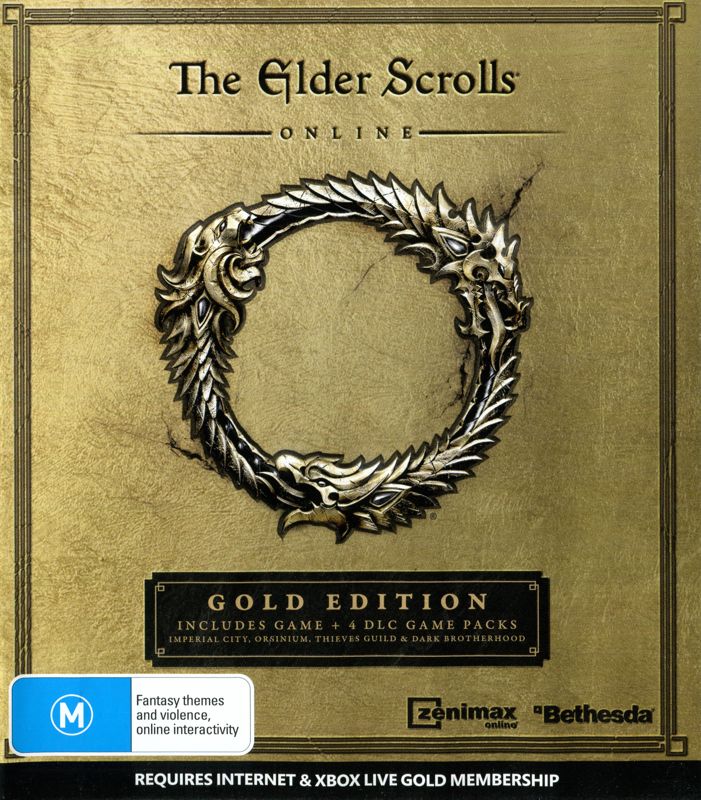 Front Cover for The Elder Scrolls Online: Gold Edition (Xbox One)