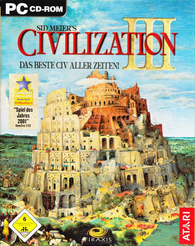 Sid Meier's Civilization III Cover Or Packaging Material - MobyGames