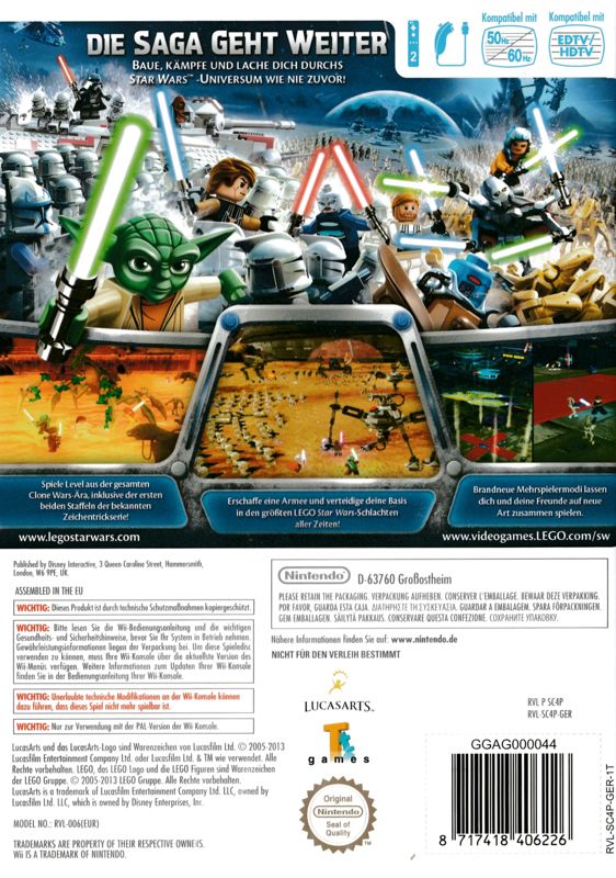 Lego star wars iii best sale the clone wars wii