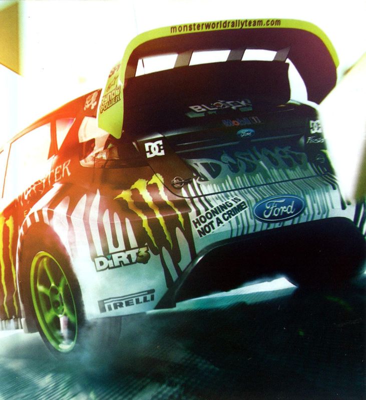 Inside Cover for DiRT 3 (PlayStation 3): Right