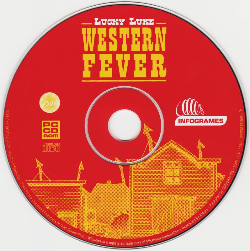 Media for Lucky Luke: Western Fever (Windows)
