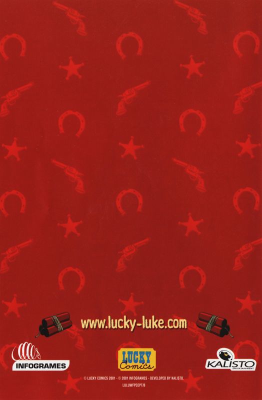 Manual for Lucky Luke: Western Fever (Windows): Back
