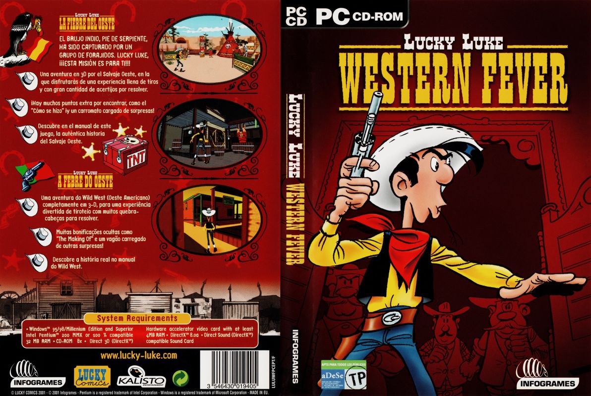 Full Cover for Lucky Luke: Western Fever (Windows)