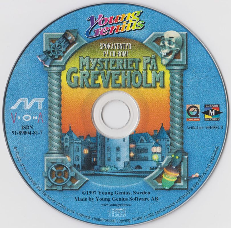 Media for The Mystery at Greveholm (Macintosh and Windows and Windows 3.x) (KappAhl sponsored release)