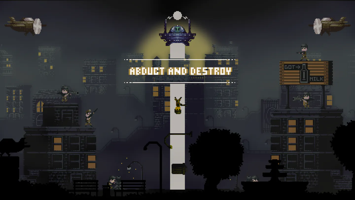 Front Cover for Abduct and Destroy (Browser) (Game Jolt release)