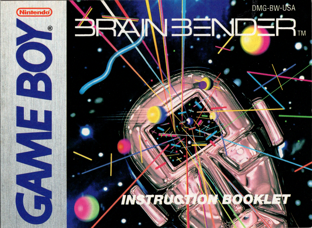 Manual for Brain Bender (Game Boy): Front