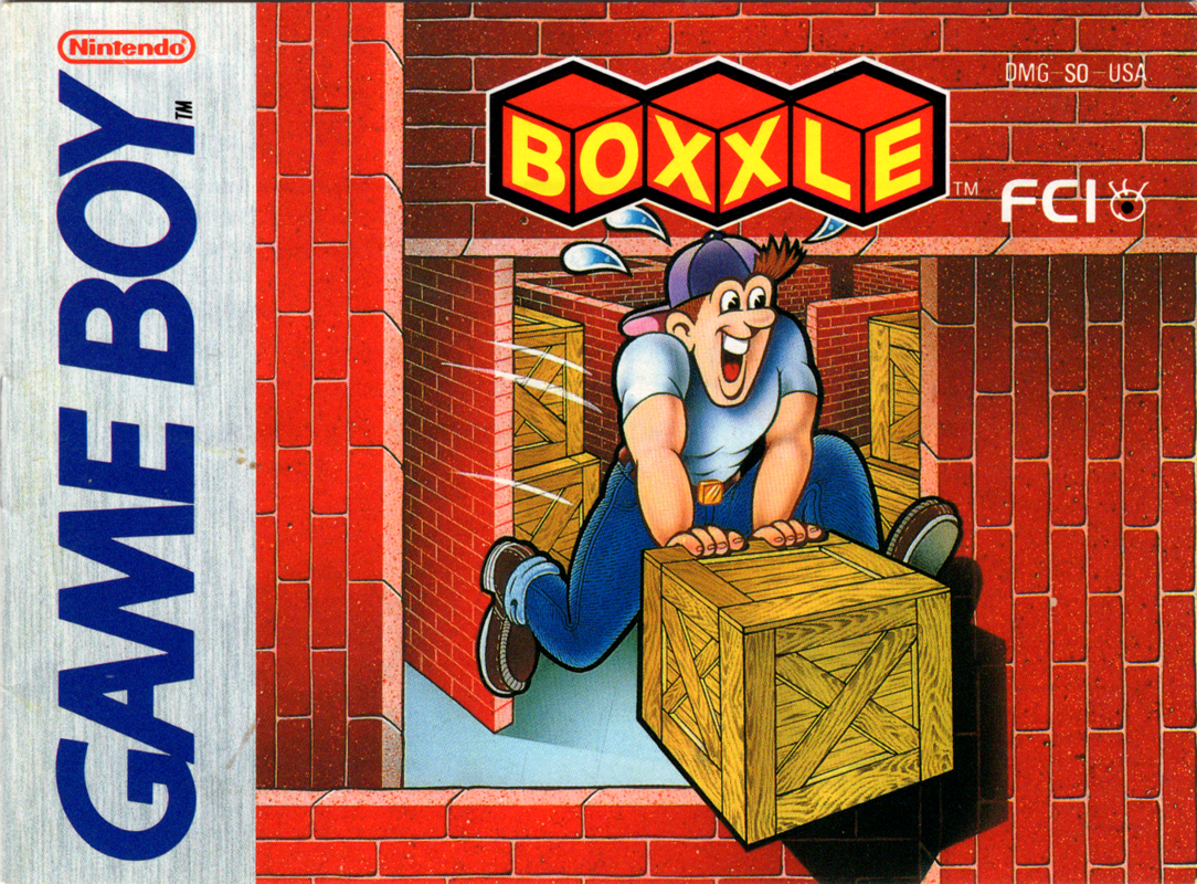 Manual for Boxxle (Game Boy): Front