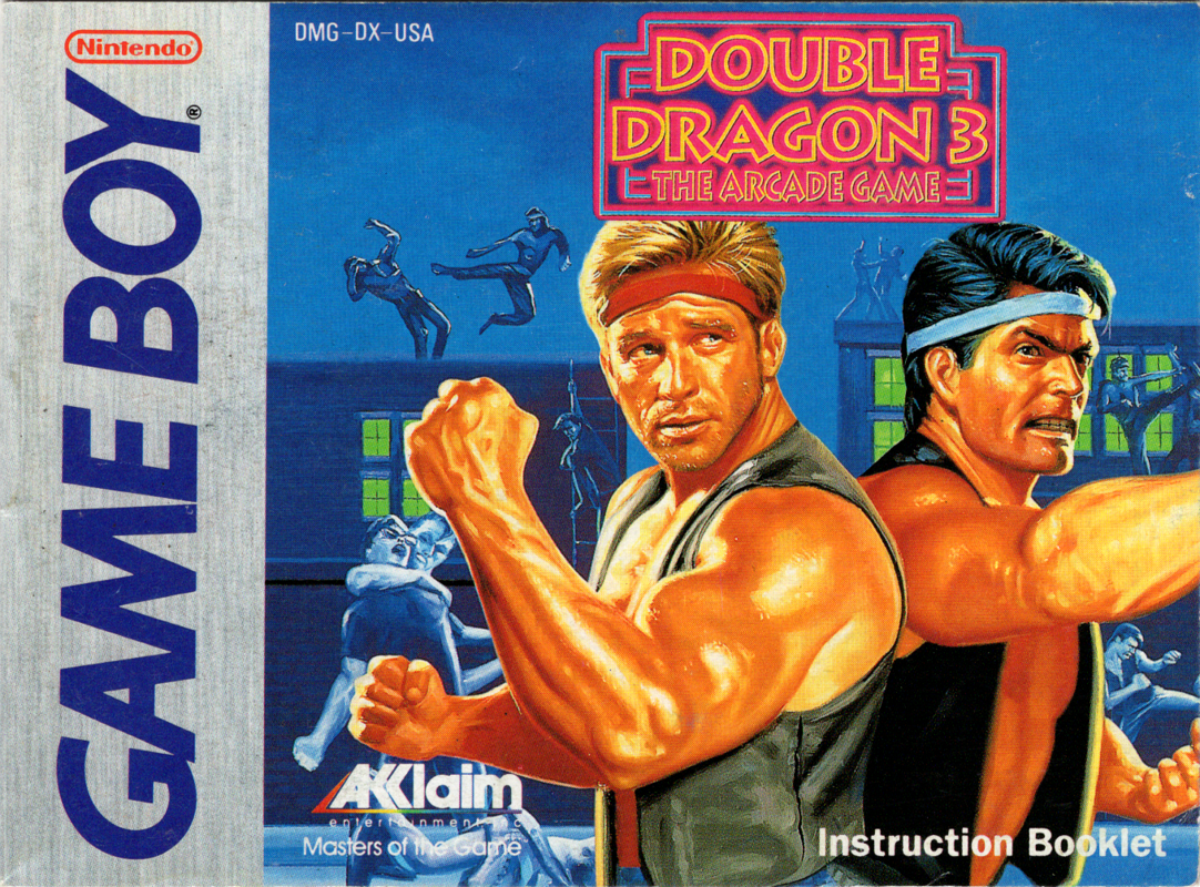 Double Dragon 3 the Arcade Game for Nintendo Gameboy 