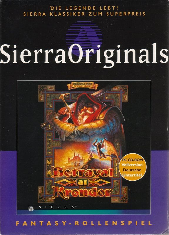 Front Cover for Betrayal at Krondor (DOS) (SierraOriginals release)
