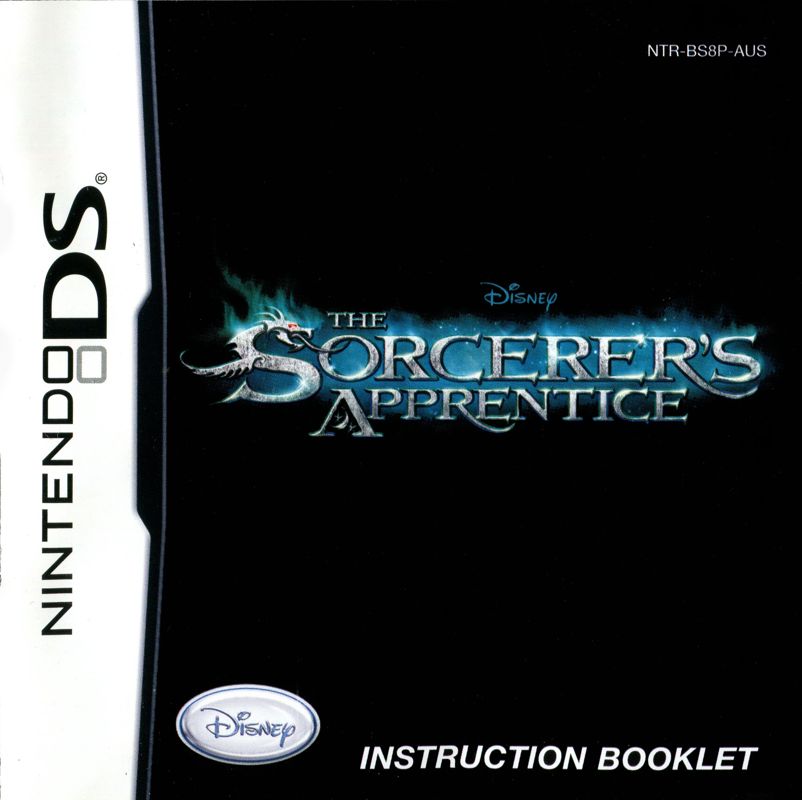 Manual for Disney The Sorcerer's Apprentice (Nintendo DS): Front