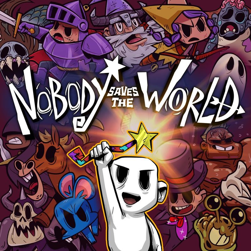 Front Cover for Nobody Saves the World (PlayStation 4 and PlayStation 5) (download release)