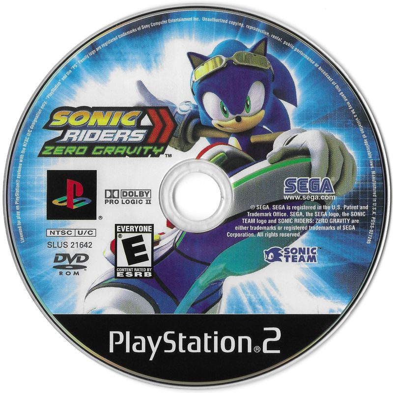 Media for Sonic Riders: Zero Gravity (PlayStation 2)