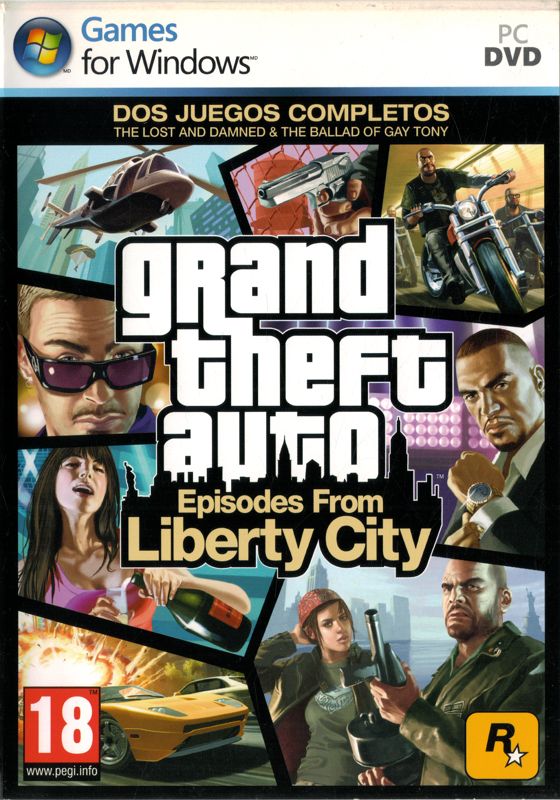 Front Cover for Grand Theft Auto: Episodes from Liberty City (Windows)