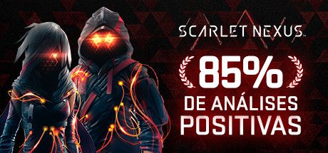 Front Cover for Scarlet Nexus (Windows) (Steam release): 85% of Positive Reviews (Portuguese version)