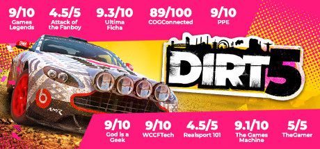 Front Cover for DiRT 5 (Windows) (Steam release): Ratings cover