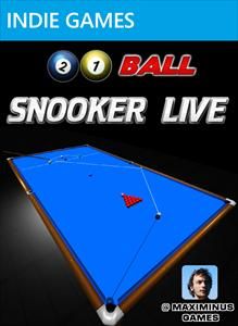 Front Cover for 21 Ball Snooker Live (Xbox 360) (XNA Indie release)