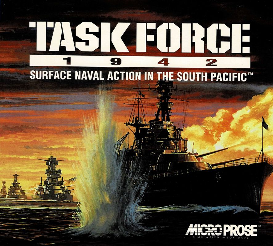 Manual for Task Force 1942 (DOS) (Release with grey disks): Front