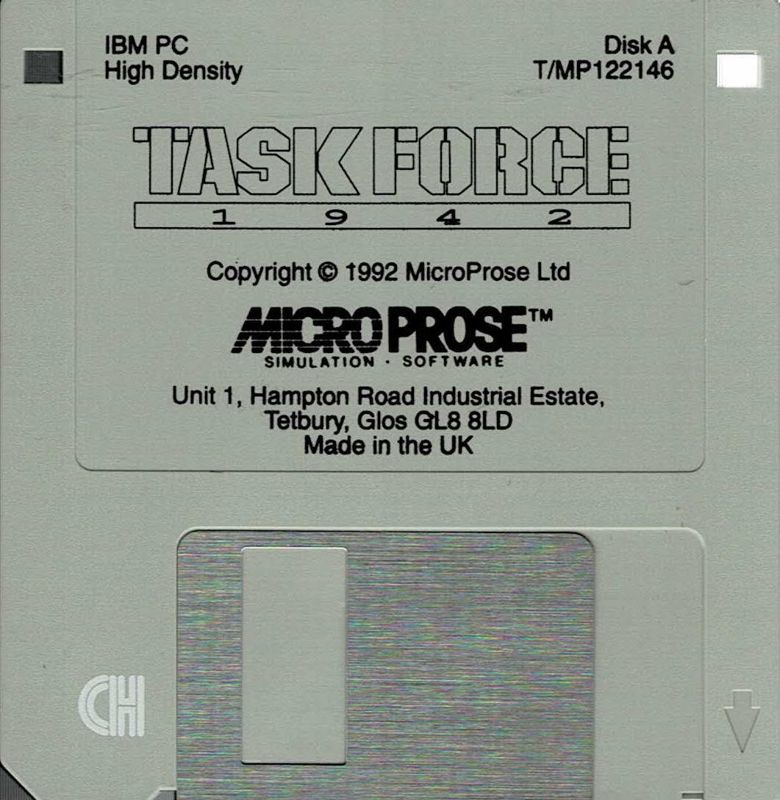 Media for Task Force 1942 (DOS) (Release with grey disks): Disk A