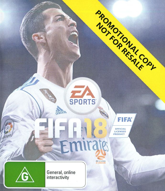 Front Cover for FIFA 18 (Xbox One) (Promotional copy)