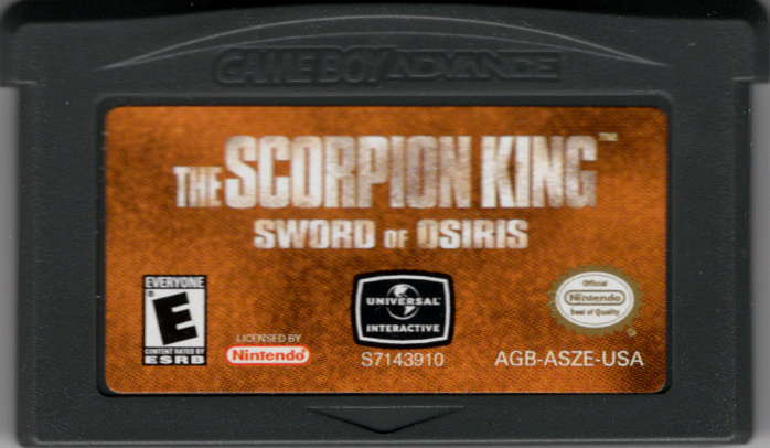 The Scorpion King: Sword of Osiris cover or packaging material - MobyGames