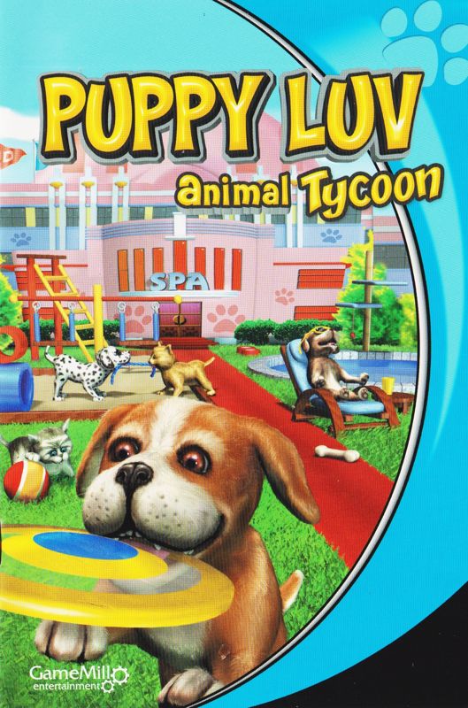 Manual for Puppy Luv: Spa and Resort (Windows): Front (8-page)